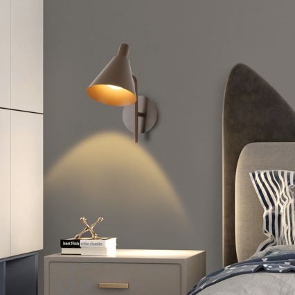 Brilagi - LED Wall lamp LUCERA LED/3W/230V brown