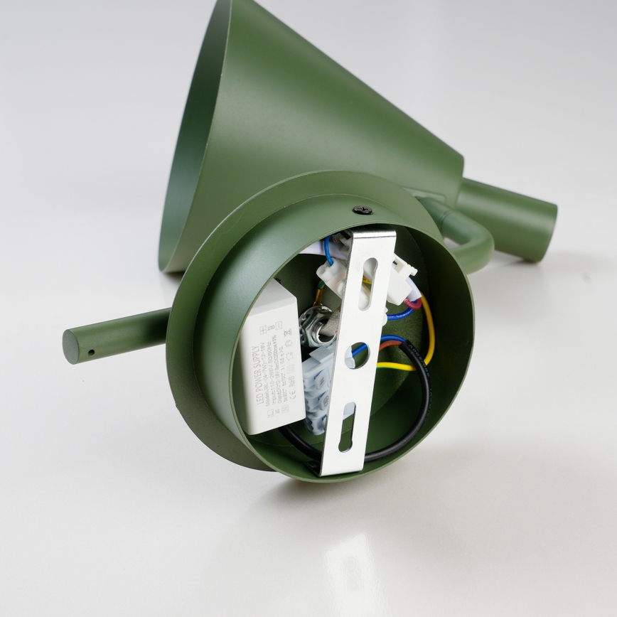 Brilagi - LED Wall lamp LUCERA LED/3W/230V green