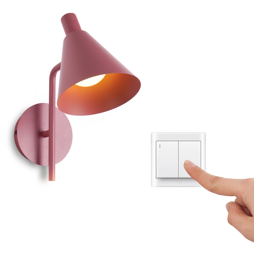 Brilagi - LED Wall lamp LUCERA LED/3W/230V red burgundy