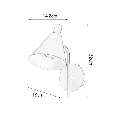 Brilagi - LED Wall lamp LUCERA LED/3W/230V white