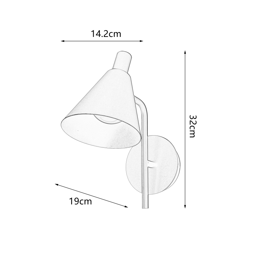 Brilagi - LED Wall lamp LUCERA LED/3W/230V white