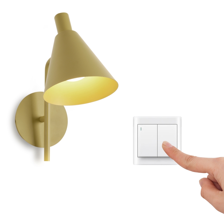 Brilagi - LED Wall lamp LUCERA LED/3W/230V yellow
