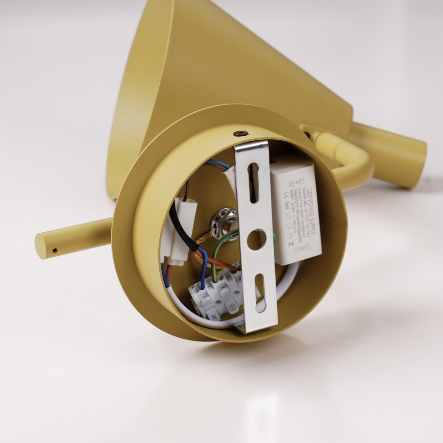 Brilagi - LED Wall lamp LUCERA LED/3W/230V yellow