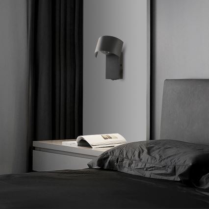 Brilagi - LED Wall lamp VASTO LED/3W/230V black