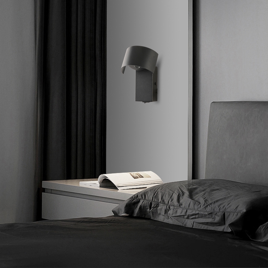 Brilagi - LED Wall lamp VASTO LED/3W/230V black