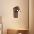 Brilagi - LED Wall lamp VASTO LED/3W/230V brown