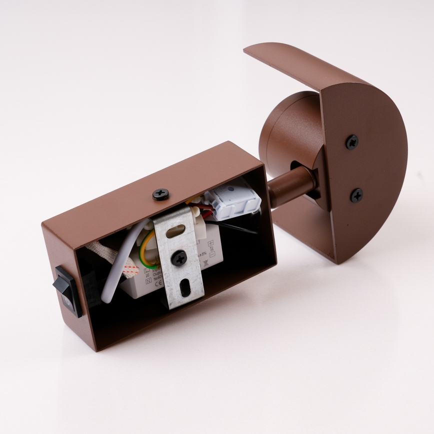 Brilagi - LED Wall lamp VASTO LED/3W/230V brown
