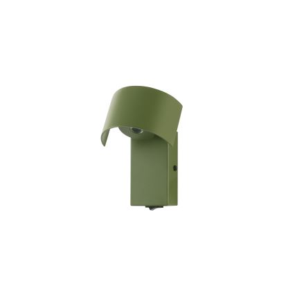 Brilagi - LED Wall lamp VASTO LED/3W/230V green