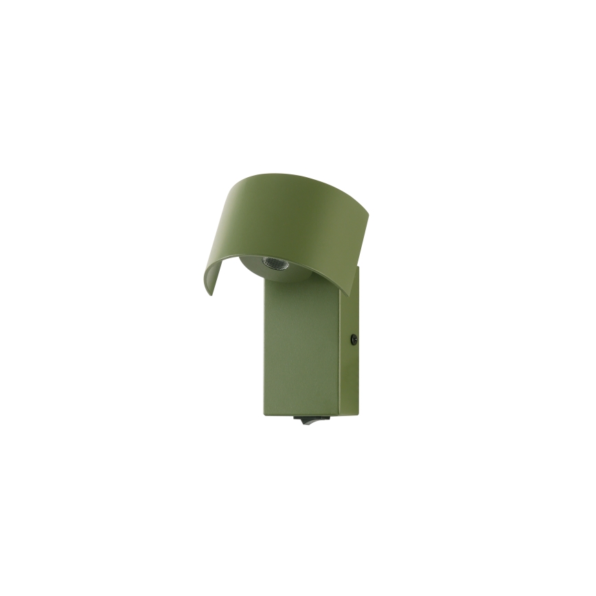 Brilagi - LED Wall lamp VASTO LED/3W/230V green