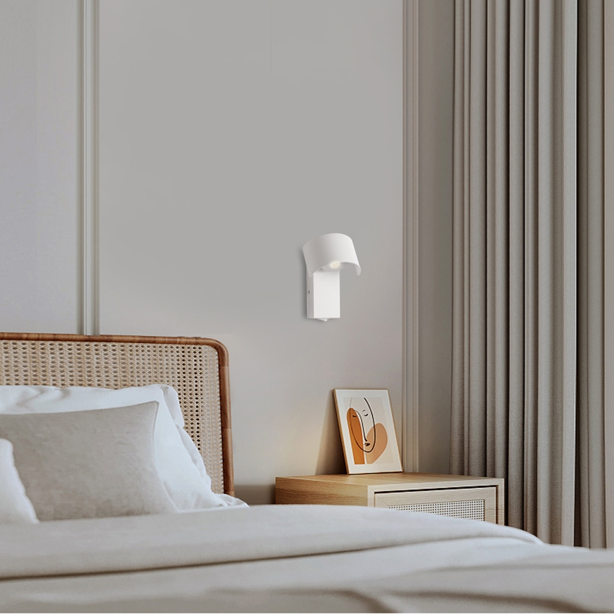 Brilagi - LED Wall lamp VASTO LED/3W/230V white