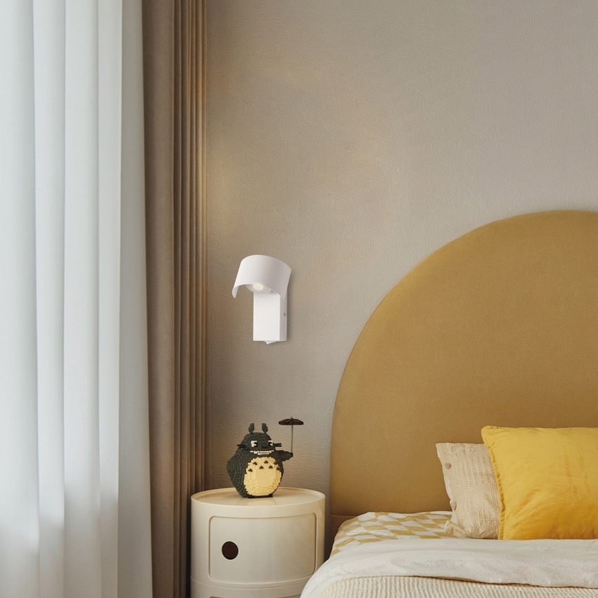 Brilagi - LED Wall lamp VASTO LED/3W/230V white