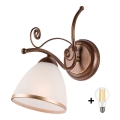 Brilagi - LED Wall light ANTICO 1xE27/60W/230V bronze patina