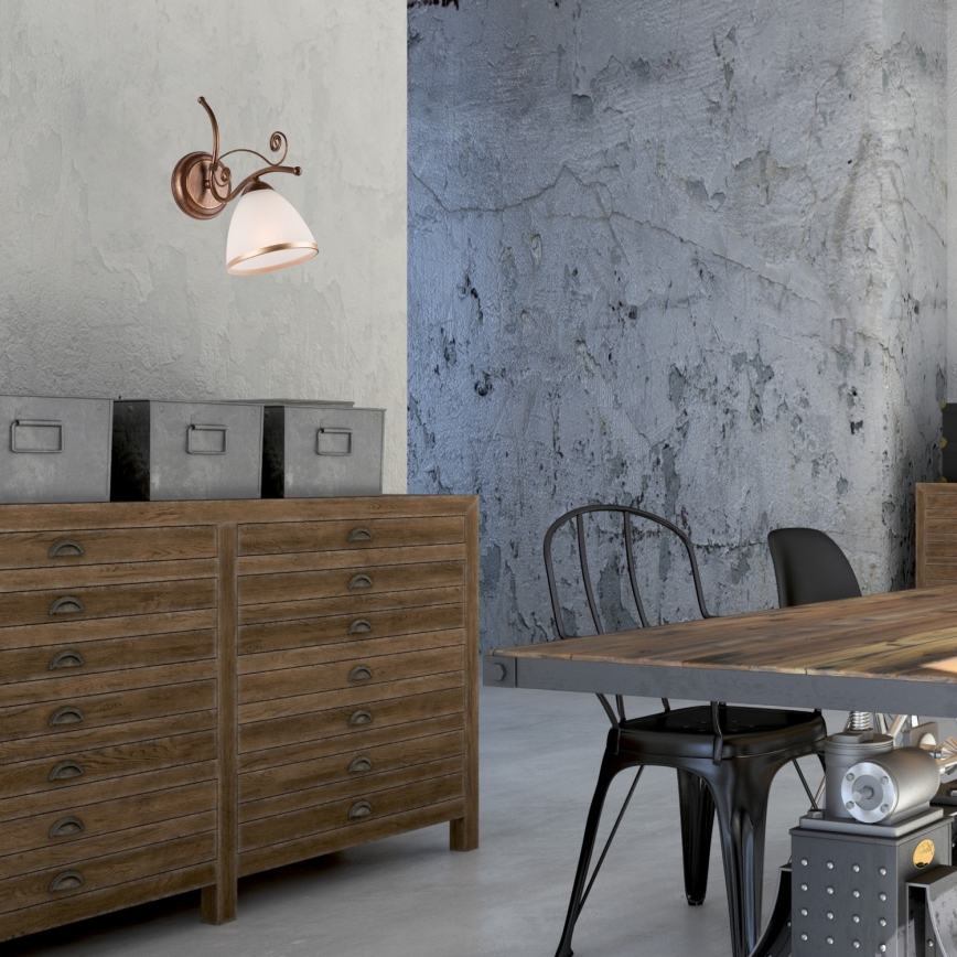 Brilagi - LED Wall light ANTICO 1xE27/60W/230V bronze patina