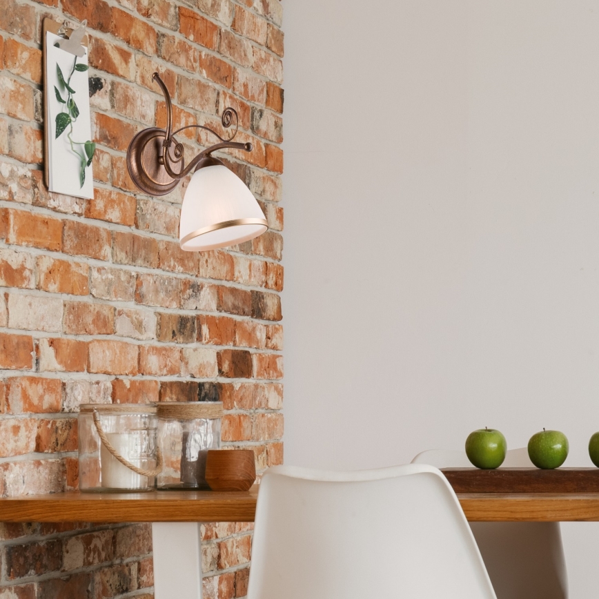 Brilagi - LED Wall light ANTICO 1xE27/60W/230V bronze patina