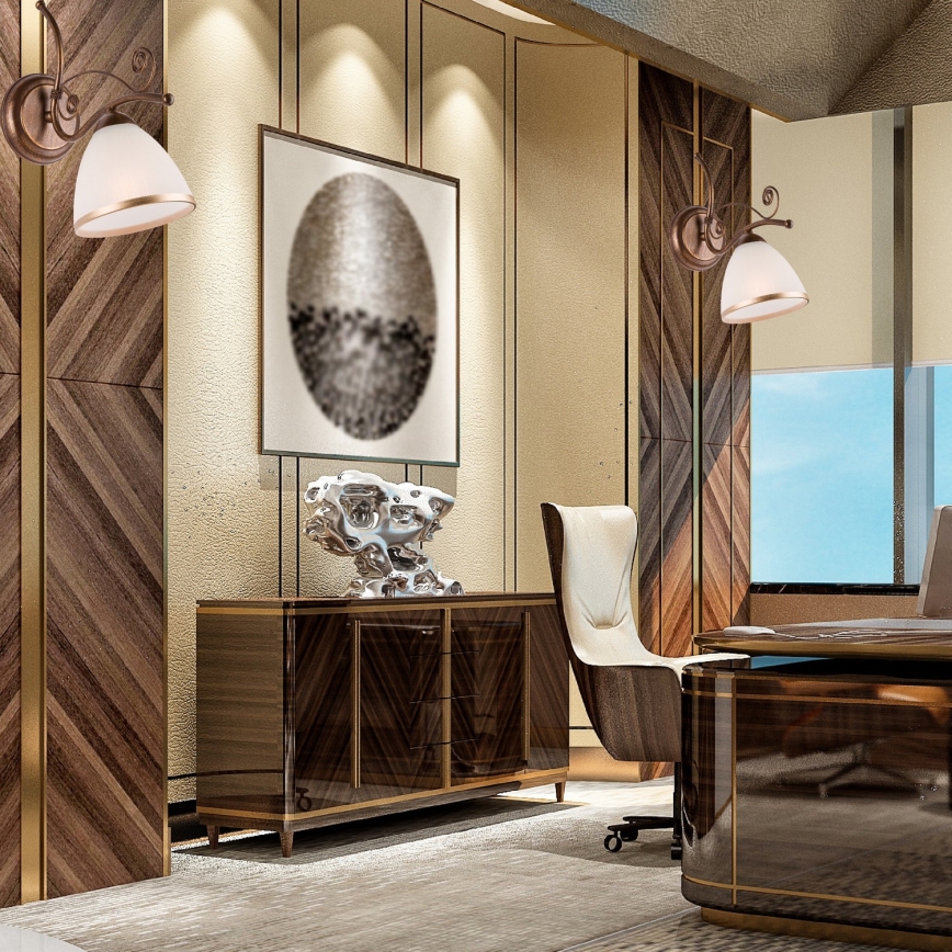 Brilagi - LED Wall light ANTICO 1xE27/60W/230V bronze patina