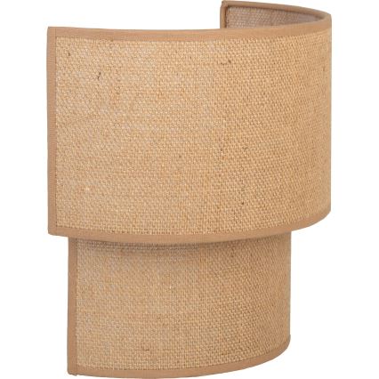 Brilagi - LED Wall Light BOHO ECO 1xE27/10W/230V beige