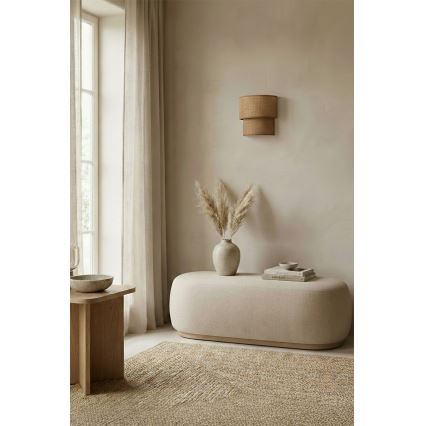 Brilagi - LED Wall Light BOHO ECO 1xE27/10W/230V beige