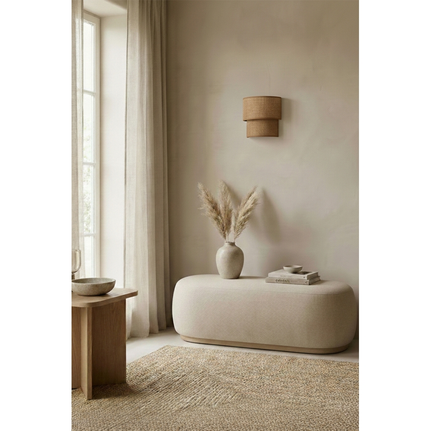 Brilagi - LED Wall Light BOHO ECO 1xE27/10W/230V beige