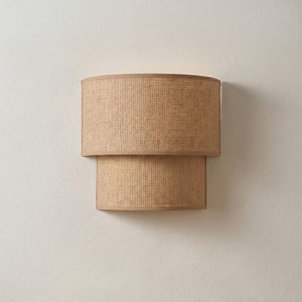 Brilagi - LED Wall Light BOHO ECO 1xE27/10W/230V beige