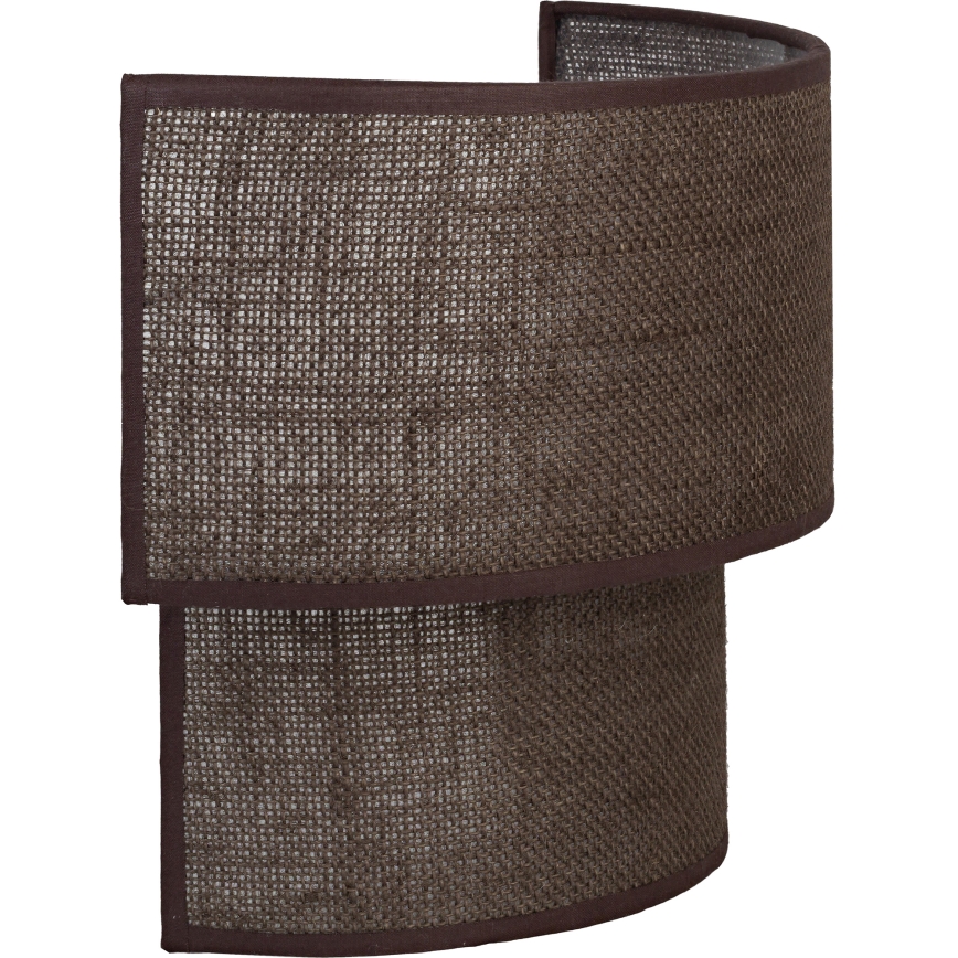Brilagi - LED Wall Light BOHO ECO 1xE27/10W/230V Brown
