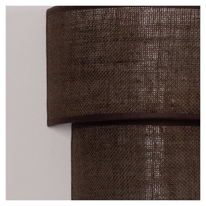 Brilagi - LED Wall Light BOHO ECO 1xE27/10W/230V Brown