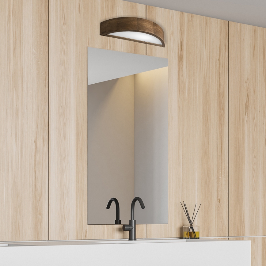 BRILAGI - LED Wall Light CARVALHO 1xE27/15W/230V Oak Walnut