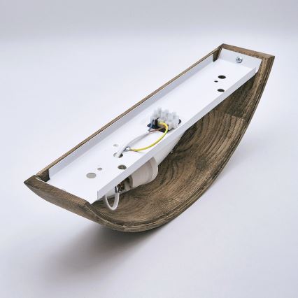 BRILAGI - LED Wall Light CARVALHO 1xE27/15W/230V Oak Walnut