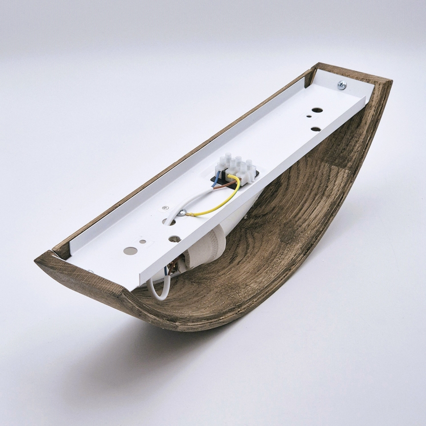 BRILAGI - LED Wall Light CARVALHO 1xE27/15W/230V Oak Walnut