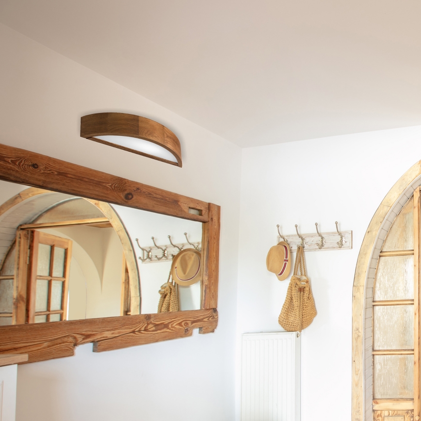 Brilagi - LED Wall light CARVALHO 1xE27/60W/230V oak cherry