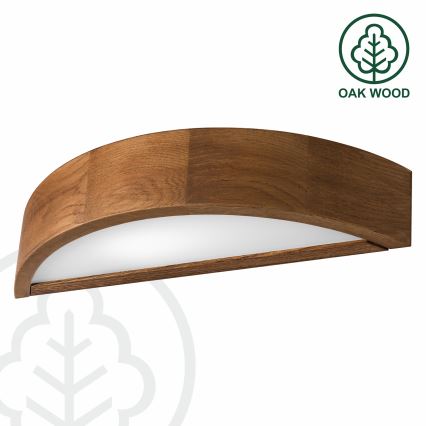 Brilagi - LED Wall light CARVALHO 1xE27/60W/230V oak cherry