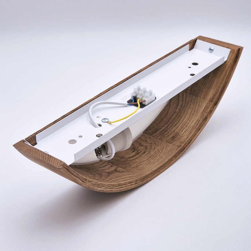 Brilagi - LED Wall light CARVALHO 1xE27/60W/230V oak cherry