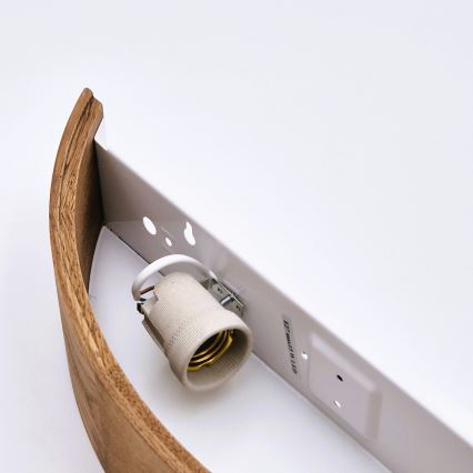 Brilagi - LED Wall light CARVALHO 1xE27/60W/230V oak cherry