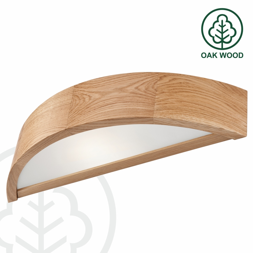 Brilagi - LED Wall light CARVALHO 1xE27/60W/230V oak