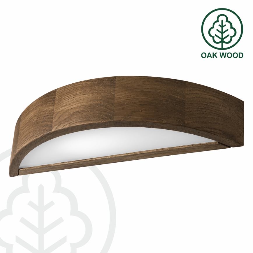 Brilagi - LED Wall light CARVALHO 1xE27/60W/230V oak walnut