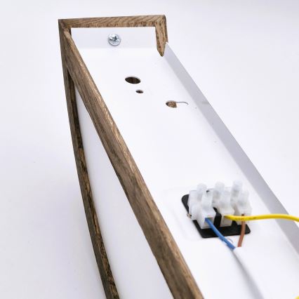 Brilagi - LED Wall light CARVALHO 1xE27/60W/230V oak walnut