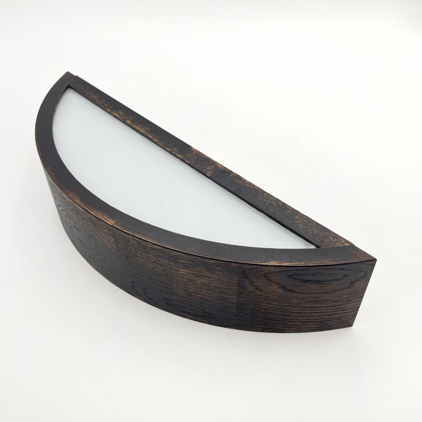 Brilagi - LED Wall Light CARVALHO SMOKEY 1xE27/60W/230V Oak