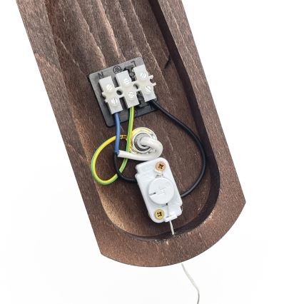 Brilagi - LED Wall light COTTAGE 1xE14/40W/230V beech/brown