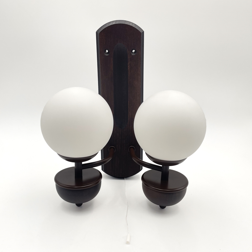 Brilagi - LED Wall light COTTAGE 2xG9/40W/230V beech/white