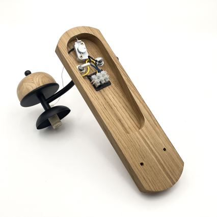 Brilagi - LED Wall light COTTAGE 2xG9/40W/230V oak/white