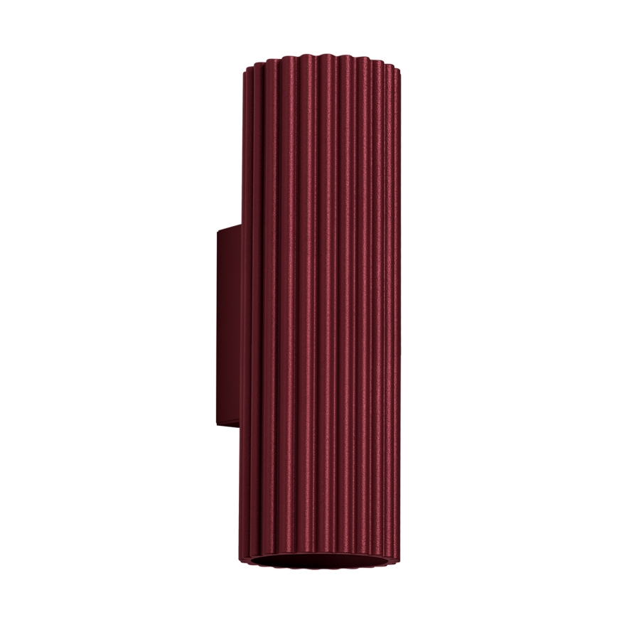 Brilagi - LED Wall Light CRESTO 2xGU10/10W/230V 20 cm burgundy