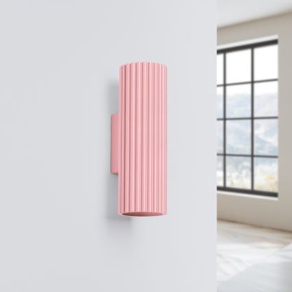 Brilagi - LED Wall Light CRESTO 2xGU10/10W/230V 20 cm pink