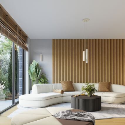 Brilagi - LED Wall Light CRESTO 2xGU10/10W/230V 30 cm Cream