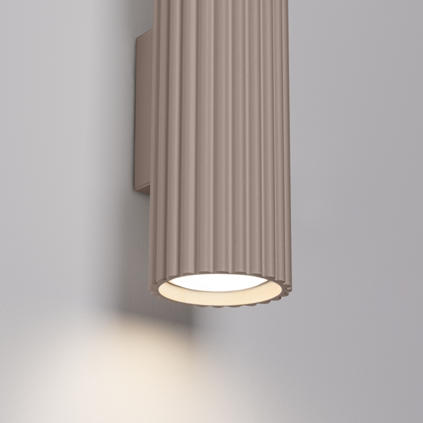 Brilagi - LED Wall Light CRESTO 2xGU10/10W/230V 30 cm taupe