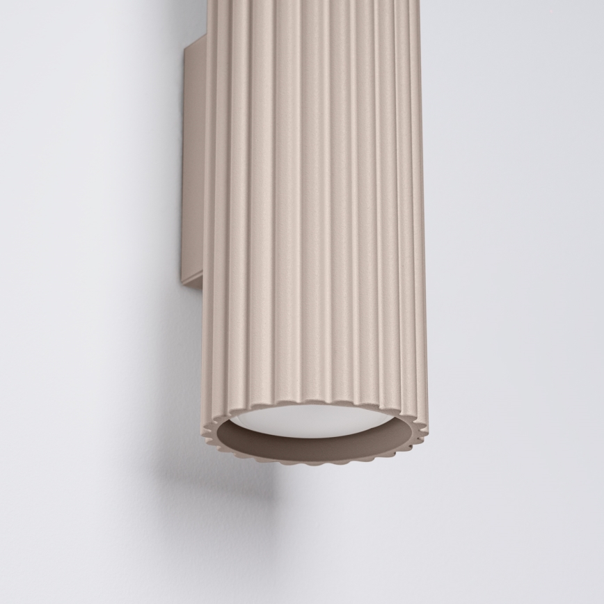 Brilagi - LED Wall Light CRESTO 2xGU10/10W/230V 30 cm taupe