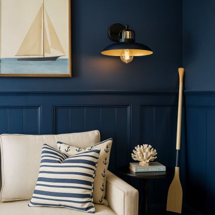 Brilagi - LED Wall light FLAMENGO 1xE27/60W/230V blue