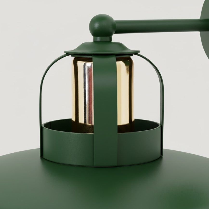 Brilagi - LED Wall light FLAMENGO 1xE27/60W/230V green