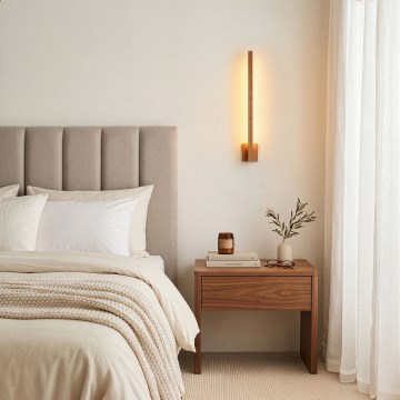 BRILAGI - LED Wall Light GARDALINE LED/90W/230V 100 cm oak