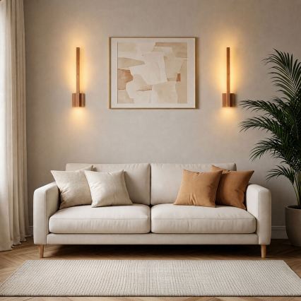 BRILAGI - LED Wall Light GARDALINE LED/90W/230V 60 cm oak