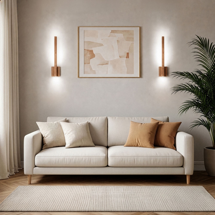 BRILAGI - LED Wall Light GARDALINE LED/90W/230V 60 cm oak