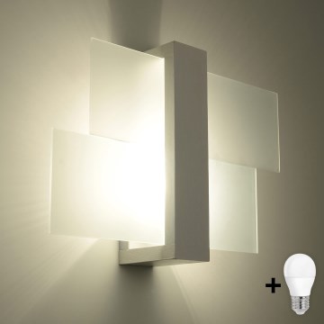 Brilagi -  LED Wall light HERA 1xE27/7,5W/230V white